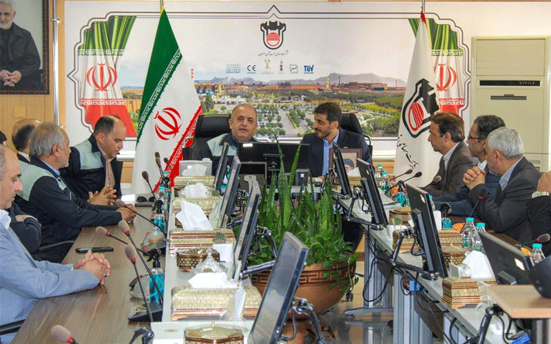 نشست تعاملی مدیران عامل ذوبآهن اصفهان و فولاد مبارکه نشست تعاملی مدیران عامل ذوبآهن اصفهان و فولاد مبارکه