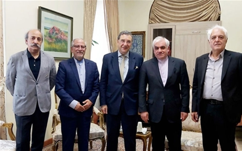 جلسه اتاق مشترک بازرگانی ایران و اسپانیا با سفیر جدید ایران در مادرید جلسه اتاق مشترک بازرگانی ایران و اسپانیا با سفیر جدید ایران در مادرید