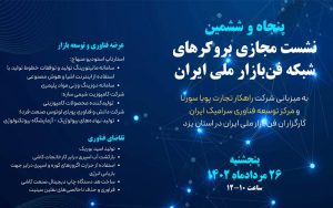 با هدف ارائه محصولات و دستاوردها و طرح نیازهای فناورانه با هدف ارائه محصولات و دستاوردها و طرح نیازهای فناورانه