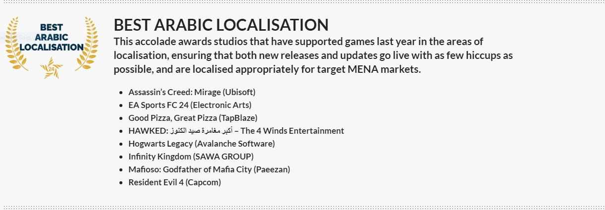 دو بازی ایرانی نامزد دریافت جایزه از فستیوال MENA Games Industry Awards 2024 شدند.